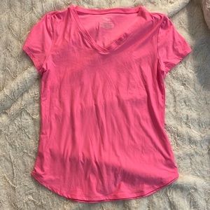 No boundaries neon pink stretchy top